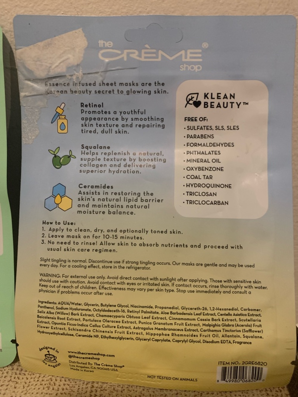 NEW Crème Shop (2) face mask bundle - Picture 3 of 5